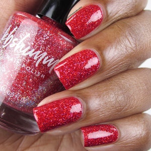 Deck The Claws Red Mega Flame  Nail Polish by KBShimmer