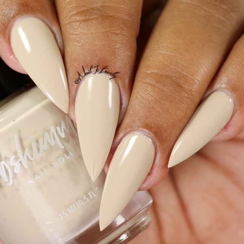 The Snuggle Is Real Cream Nail Polish by KBShimmer Etsy