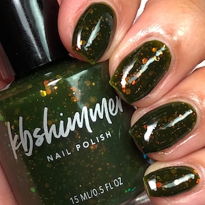 KBShimmer #squadghouls Glitter Jelly Nail Polish