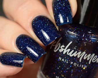 Carpe Denim Navy Jelly Nail Polish by KBShimmer