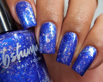 Freeze The Day Flakie Nail Polish by KBShimmer