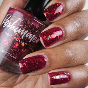 Leaf Of Faith Red Jelly Nail Polish by KBShimmer