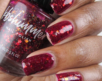 Leaf Of Faith Red Jelly Nail Polish by KBShimmer