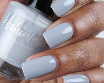 My Life's Porpoise Gray Cream Nail Polish by KBShimmer