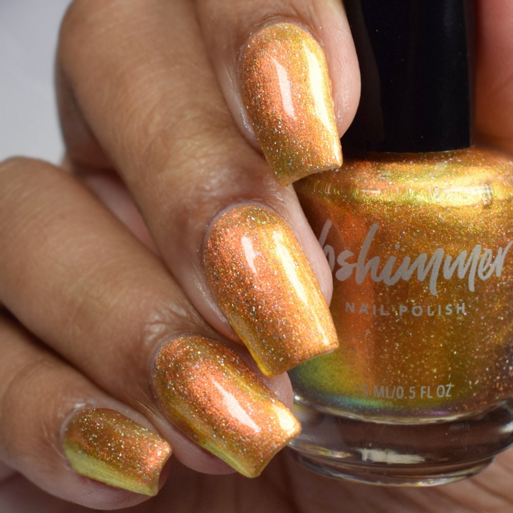 Daffodil With It Holographic Nail Polish by KBShimmer