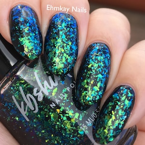 Flake Expectations Multichrome Flake Top Coat Nail Polish by KBShimmer