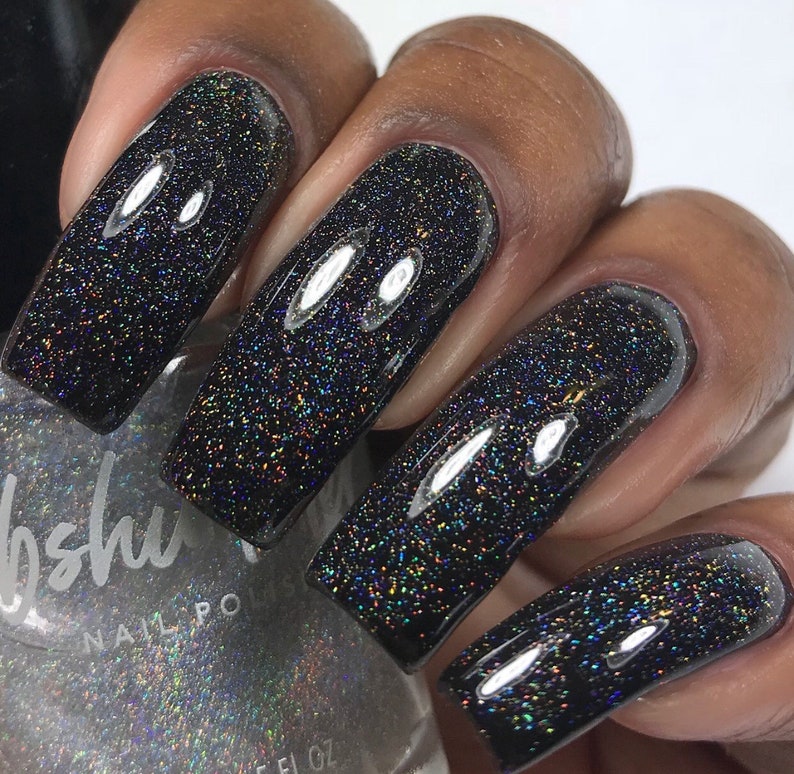 A Star is Formed Glitter Top Coat Nail Polish by Kbshimmer Etsy