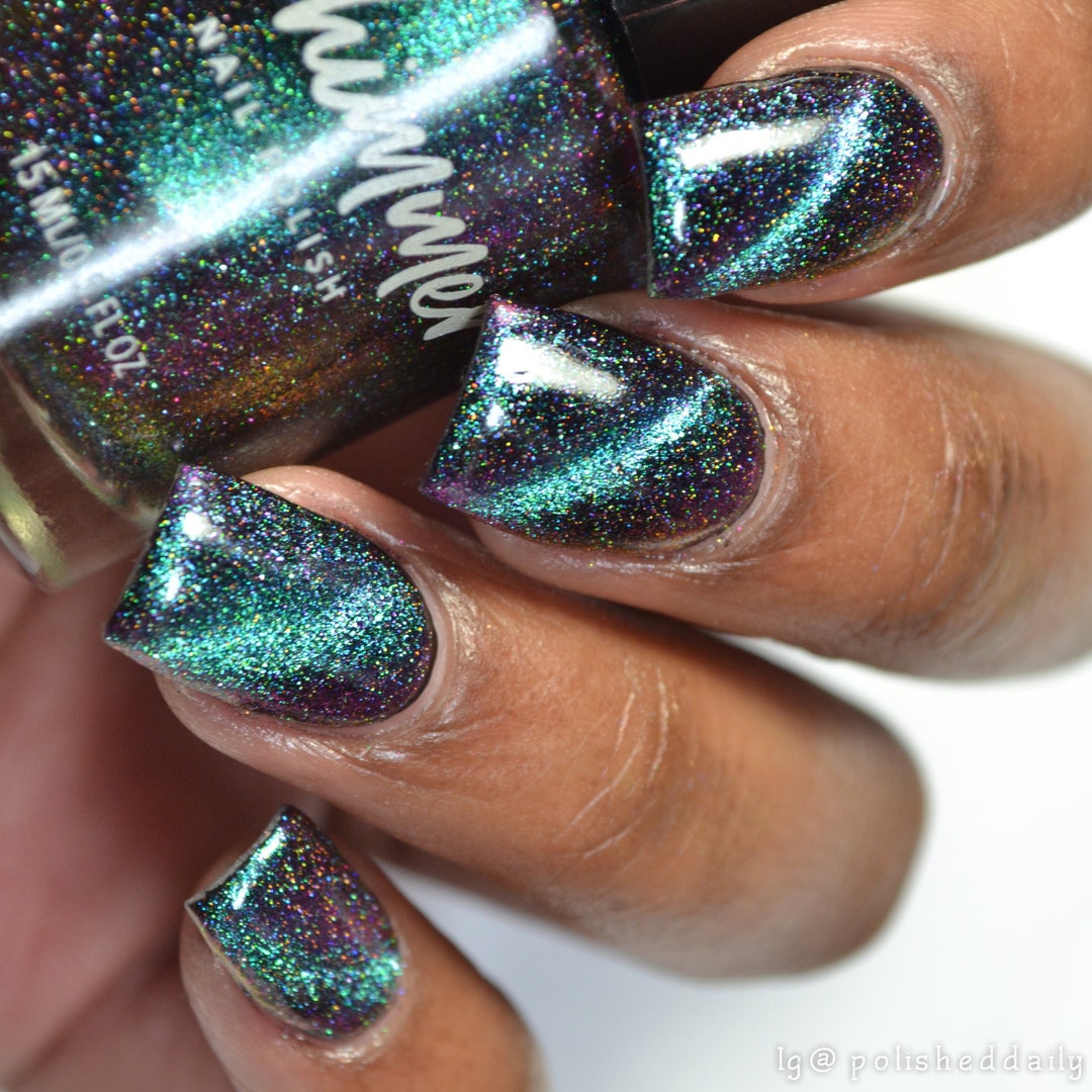 KBShimmer Deck The Claws Red Holographic Glitter Nail Polish