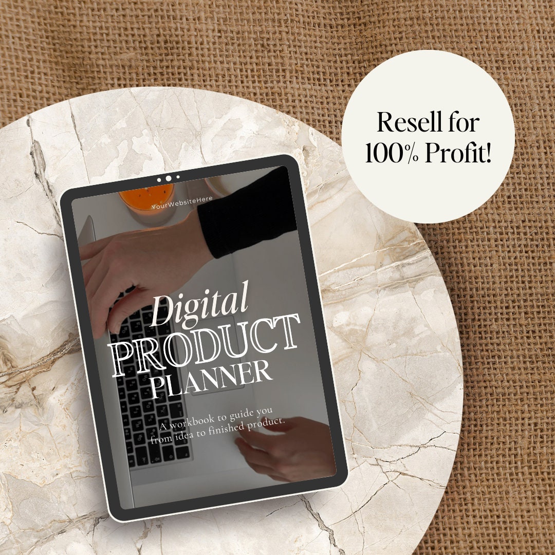 Digital Product Planner Workbook Digital Product With MRR Master Resell ...