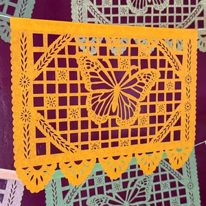 LA MONARCA papel picado banners - custom color