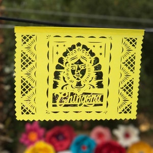 Papel Picado Banner CHINGONA feminist gift, graduation party decoration, retirement image 1