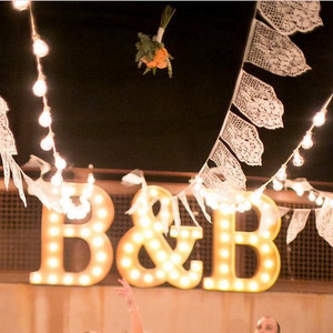 Papel Picado Banners LAS FLORES custom color wedding garlands image 3