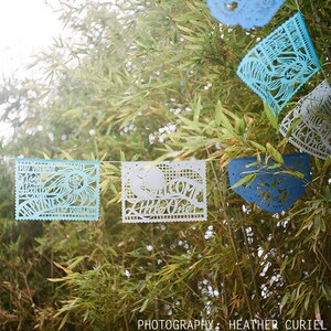 Baby Shower Decorations BABY BLESSINGS papel picado custom colors image 4