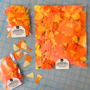 Marigold Cempasuchitl Flower Petal Confetti Dia de Muertos Day of the Dead zdjęcie 4