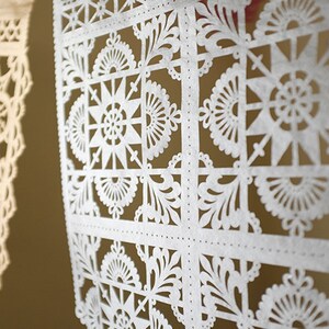 BELLA - banderines de papel picado fino para fiesta - colores personalizados imagen 6