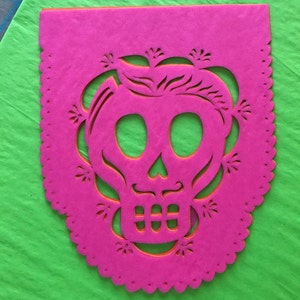 Day of the Dead papel picado banners MUERTITOS image 3