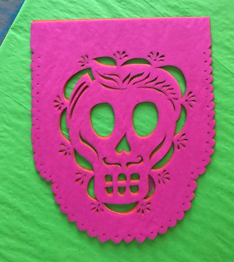 Day of the Dead papel picado banners MUERTITOS image 3