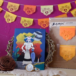 Dia de Los Muertos - Dag van de Doden - Papel picado Mexicaanse spandoeken voor je altaar