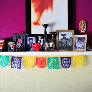 Day of the Dead papel picado banners MUERTITOS image 2