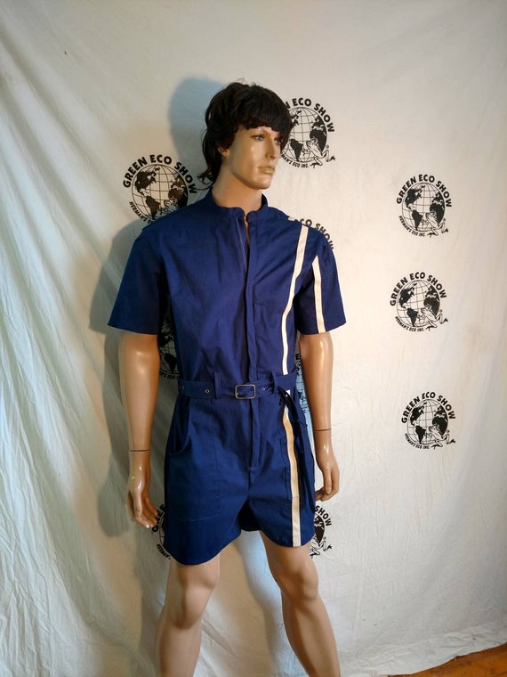 navy blue romper shorts