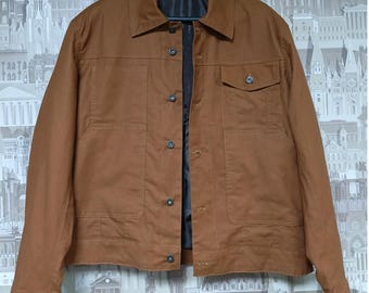 Vintage Carhartt Workwear Jacket 2XL Arctic Distressed Beige