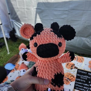 Halloween Cow Crochet Plush