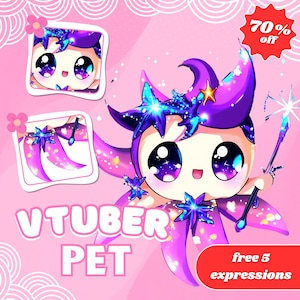 Custom VTuber Pet | Custom VTuber Mascot, cute vtuber pet, Animal VTuber, pet vtuber, Pet Vtuber Model, Live2d Model