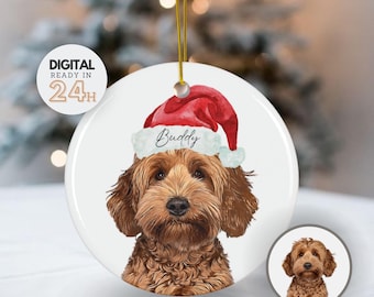 Personalized Pet 1st Christmas Ornament: Custom Dog/Cat Bauble