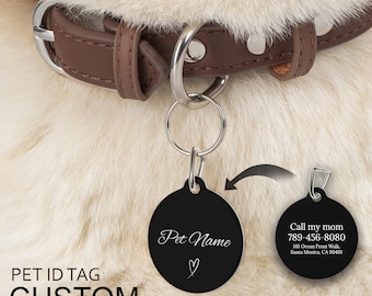 Aangepast huisdier-ID-tag: gepersonaliseerd accessoire voor hondenhalsband
