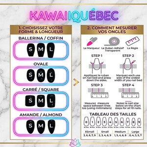 Ongles personnalisé couleur unie cutecore kawaii gothique y2k simple press on nails