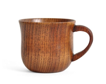 130ML Natural Wooden Wood Cup Coffee Tea Beer Juice Milk Water Mug Handmade Cup