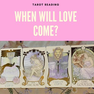 Lectura del amor el mismo día: ¿cuándo llegará el amor a ti? - El mismo día: lectura del tarot, lectura del amor, lectura del amor propio, lectura psíquica