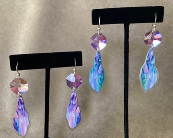 Monet's Daydream Earrings, Swarovski Accented & Sterling Silver Earwires