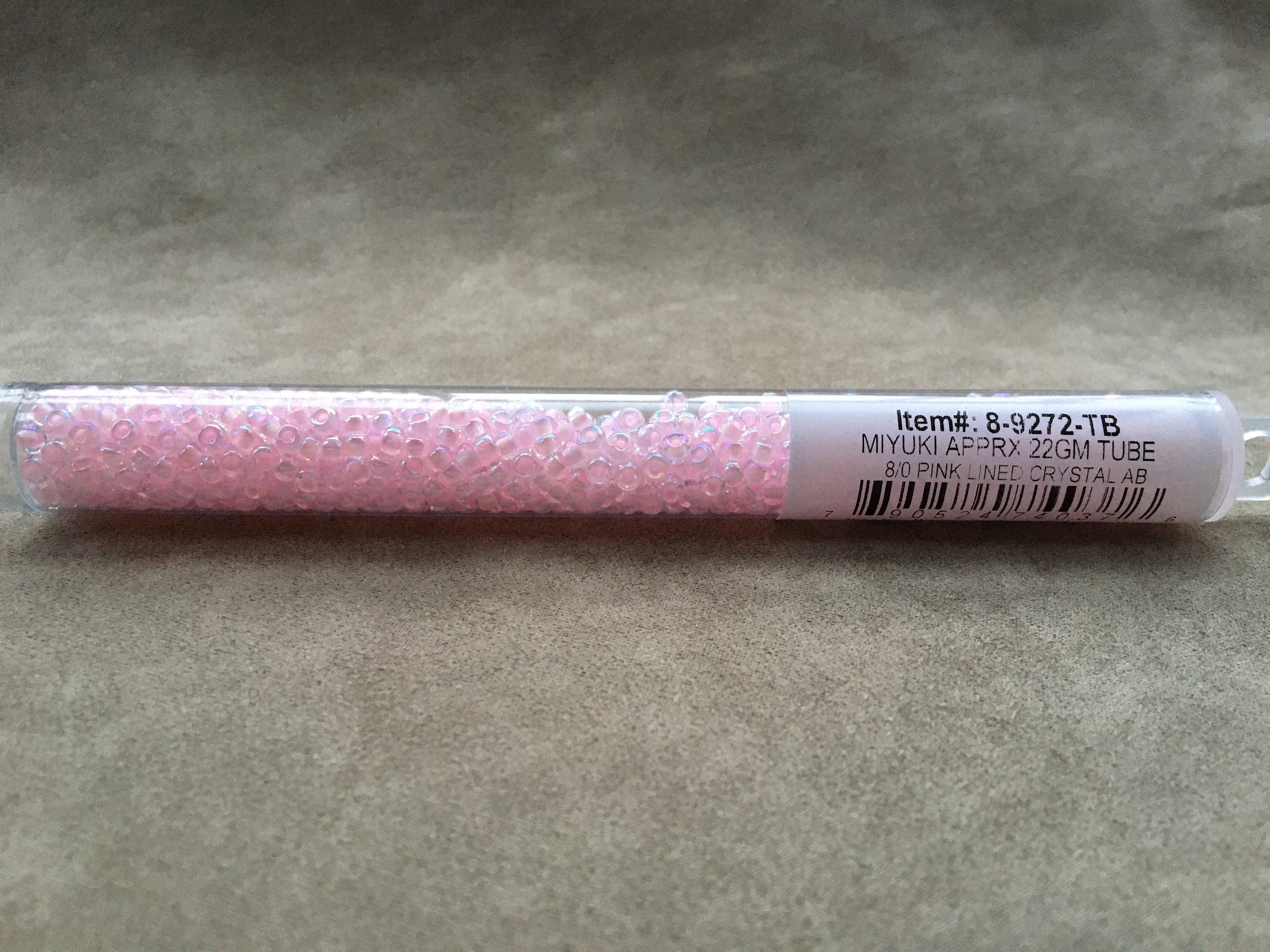 8-9272, Pink Lined Crystal AB, 8/0 Seed Bead by Miyuki - Etsy