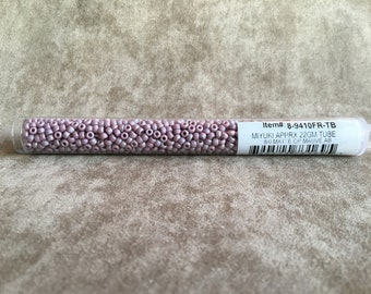 8-9410FR, Matte Opaque Mauve AB, 8/0 Seed Bead by Miyuki