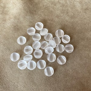 Perle de bonbon tchèque 8 mm, cristal dépoli par Preciosa