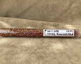 11-1022, Silver Lined Rose Gold AB, 11/0 Seed Bead by Miyuki