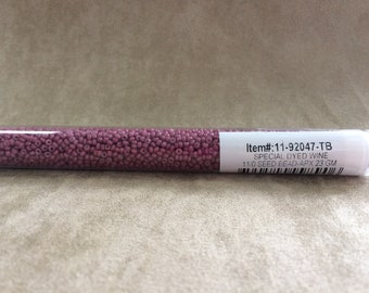 11-92047, Special Dyed Wine, 11/0 Seed Bead by Miyuki