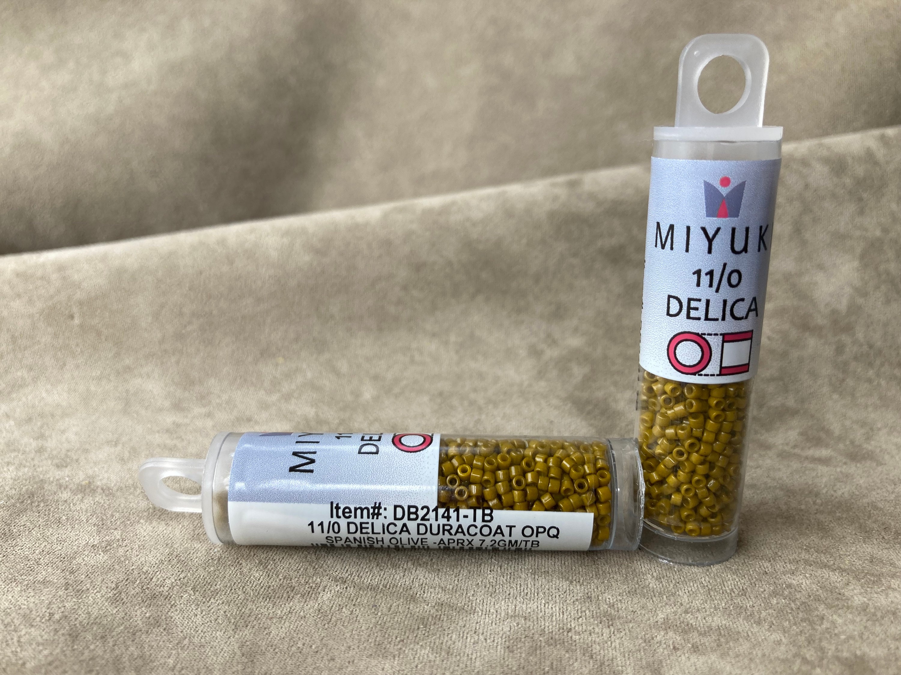 Delica 11/0, DB2141, Duracoat Opaque Spanish Olive by Miyuki - Etsy