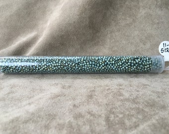 11-512F, Higher Metallic Frosted Blue Haze, 11/0 Seed Bead by Toho