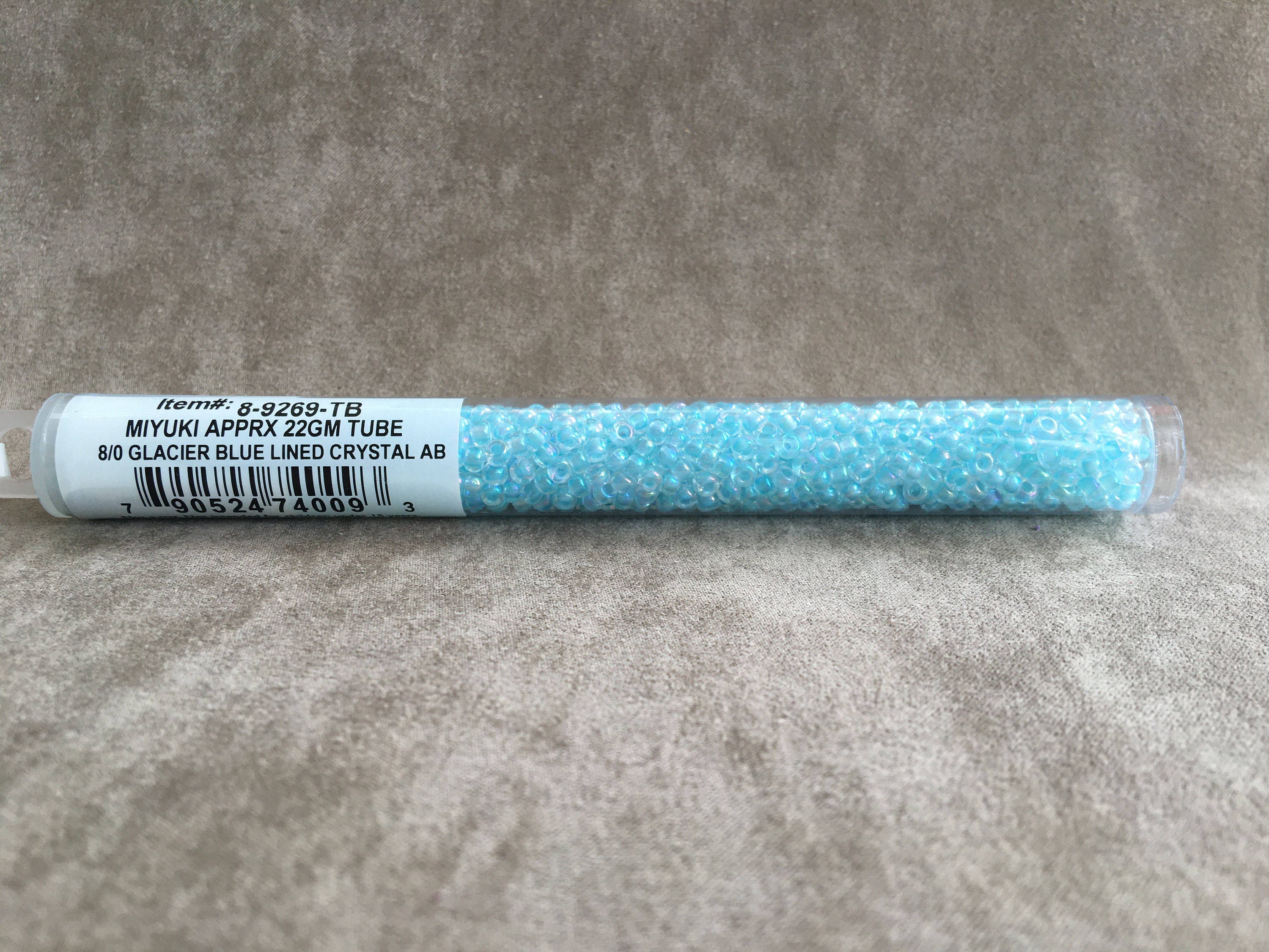 8-9269, Glacier Blue Lined Crystal AB, 8/0 Seed Bead by Miyuki - Etsy