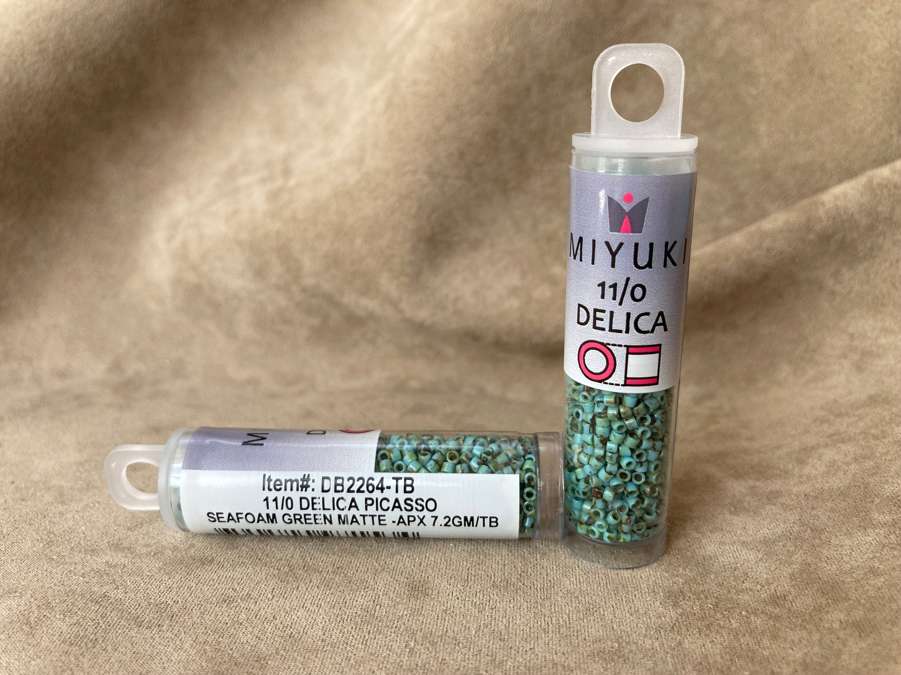 Buy Delica 11 0 DB2264 Seafoam Green Matte Picasso by Miyuki Online in India Etsy