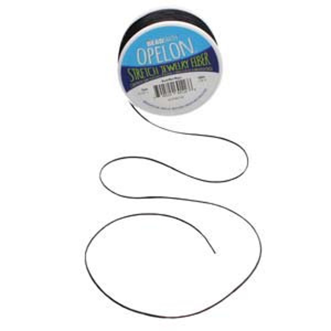 NEW Opelon Black Stretch Jewelry Fiber 100 Meter Spool Etsy