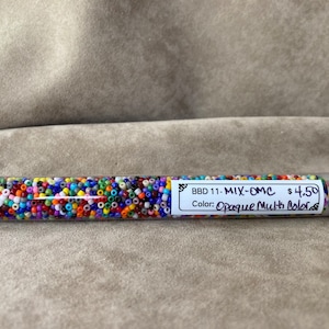 11-MIX-OMC, Opaque Multi Color Mix, 11/0 Japanese Seed Bead Mix