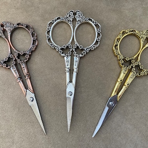 Craft Scissors, Vintage Reproduction Style, 3 Finishes!