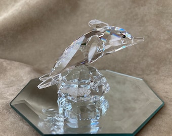 Swarovski Dolphin on Wave #190365 - Etsy UK