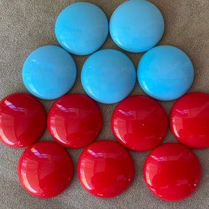 Czech Glass Round Cabochon, 24mm, Sold by the piece