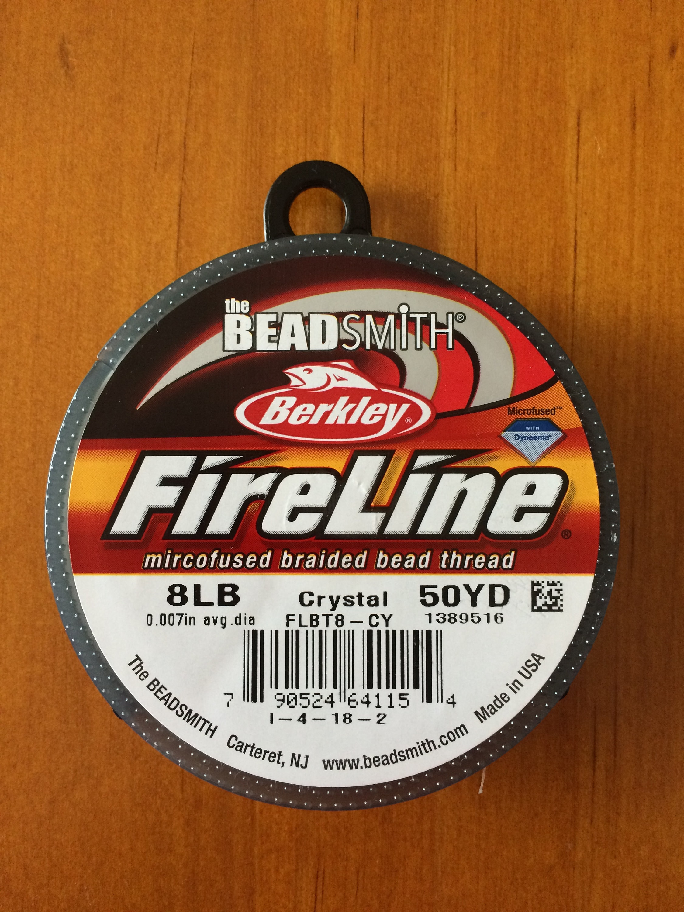 Fireline 8lb Crystal, 50 Yard Spool, Microfused Braided Bead