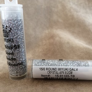 15-1105, Miyuki 8.2g Galvanized Crystal 15-1105, Miyuki 8.2g Galvanized Crystal