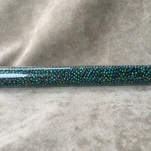 11-506, Higher Metallic June Bug, 11/0 Seed Bead by Toho